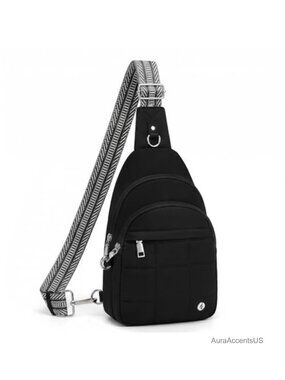 Anti Theft Crossbody Sling Bag RFID Travel Purse Nylon Womens